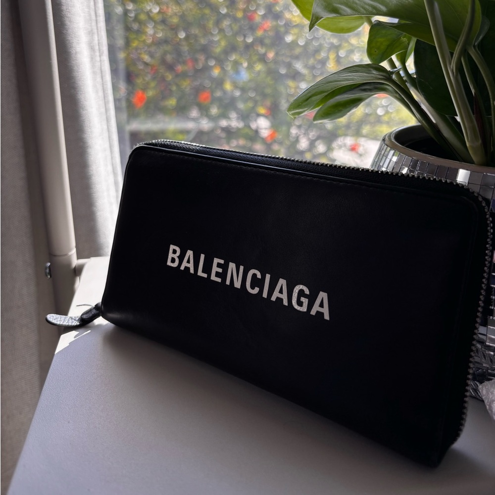 Balenciaga zip wallet
